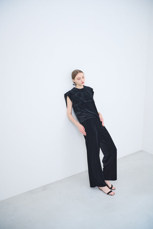 Pre Order // Velour wide pants
