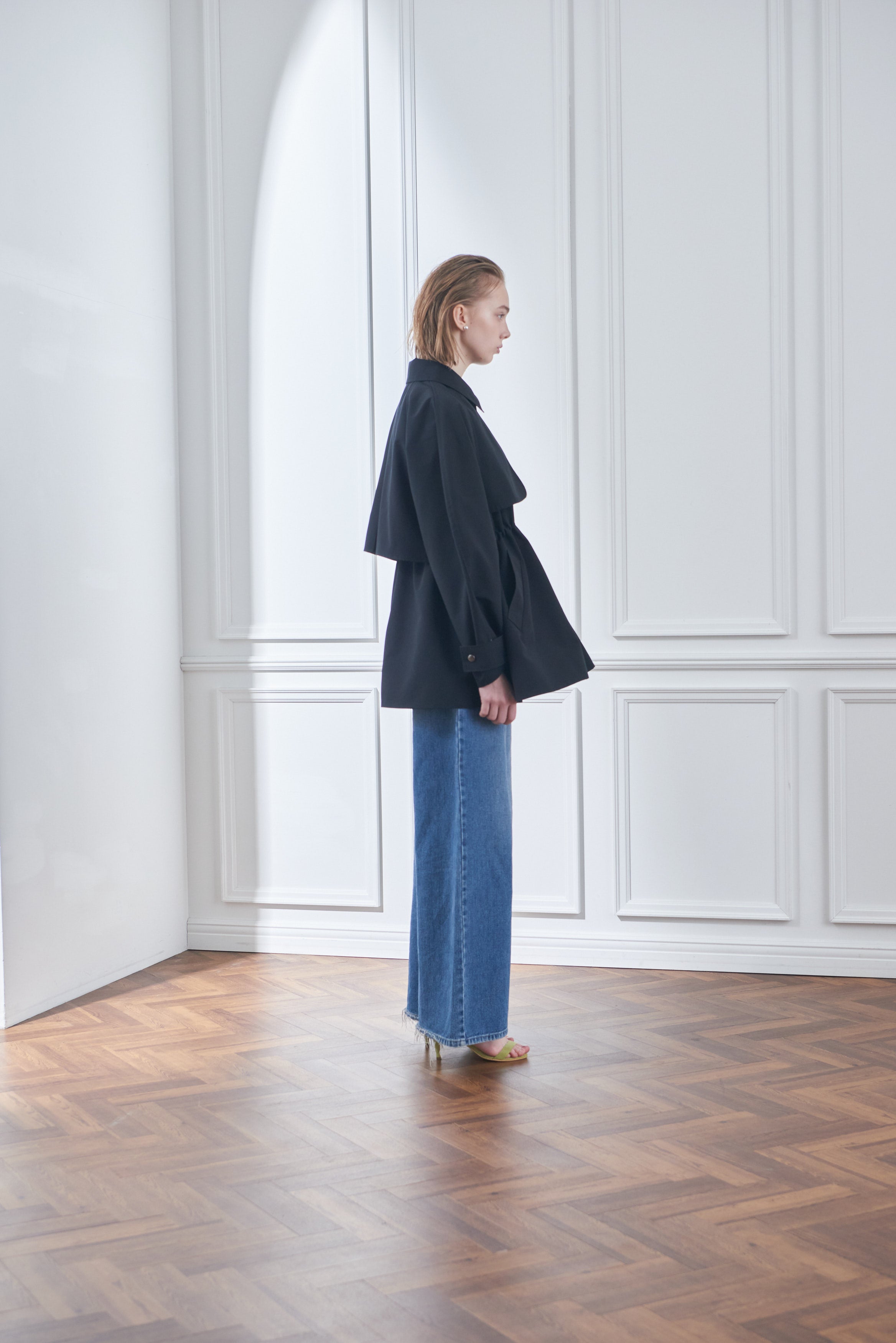 LIten リテン キュービック トレンチジャケット ネイビー Tent Flare Trench Jacket – LIten.online