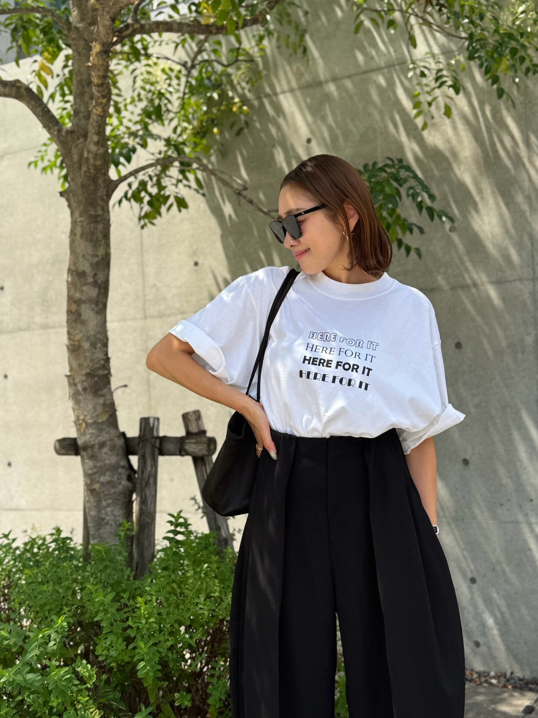 Boyfriend Tee (Here for it)
