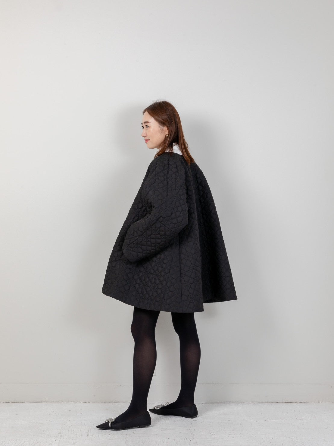 カラーBlackliten Quilting tent coat - その他