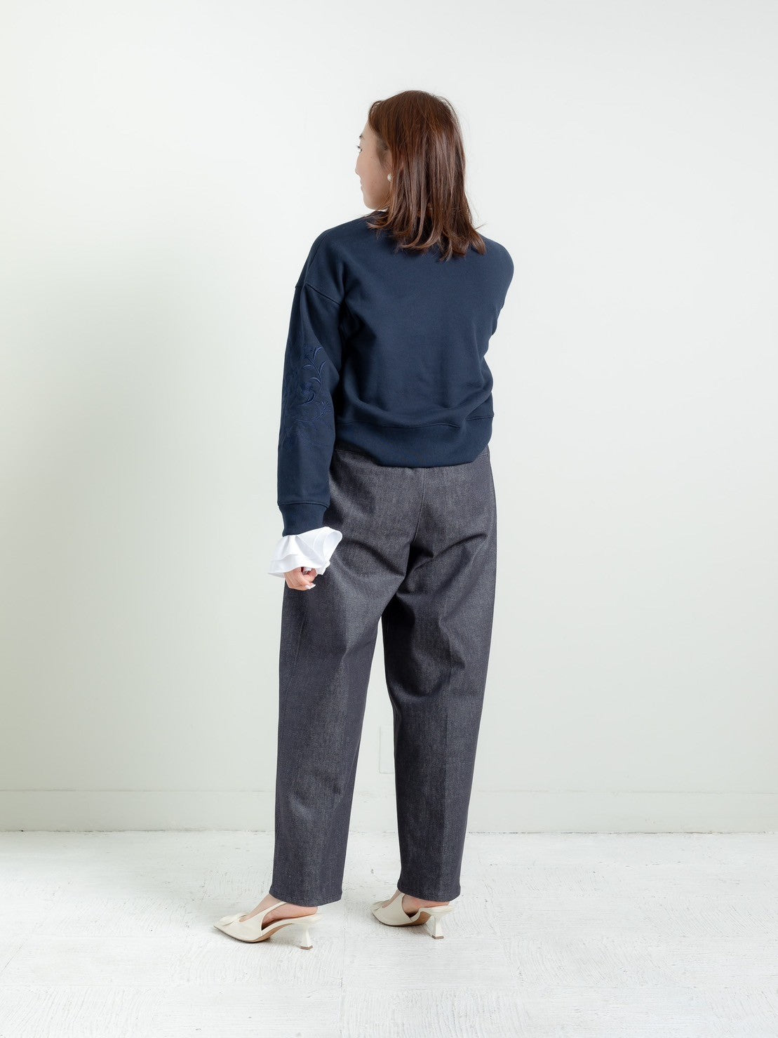 YOKUBARI Denim pants グレー1ファッション