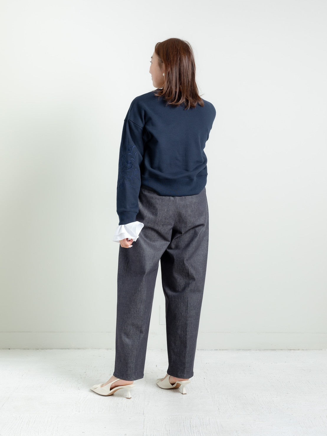 サイズ2号【liten/リテン】YOKUBARI Wide Denim 【size2】