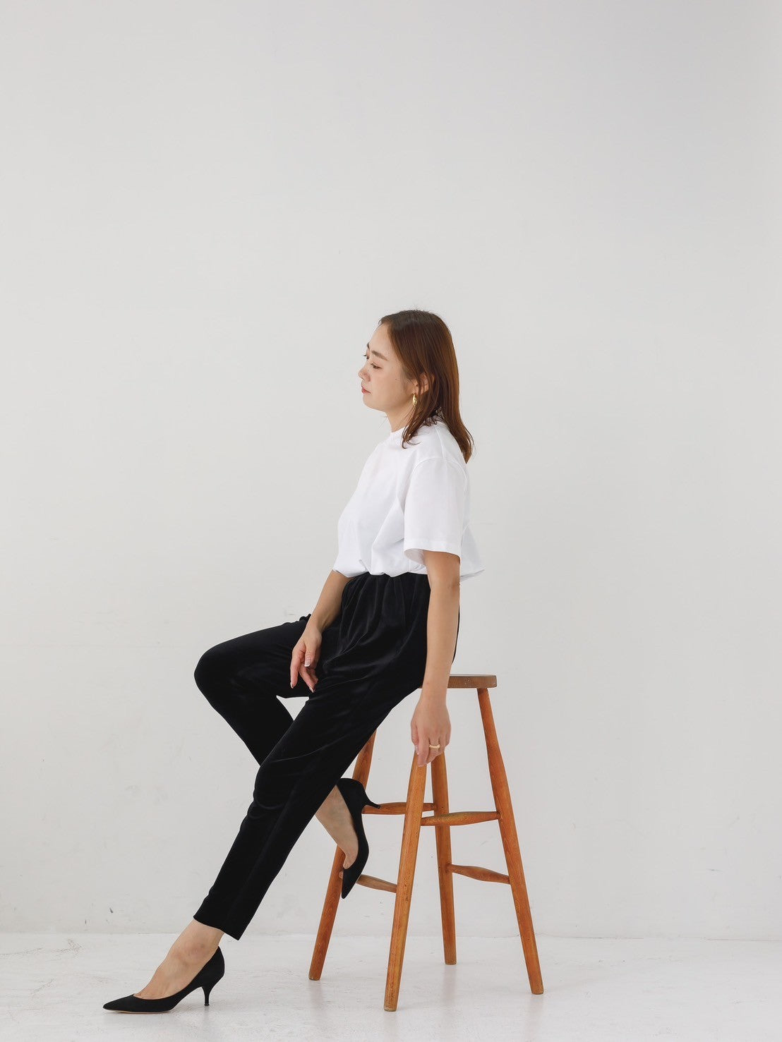 Velour easy pants