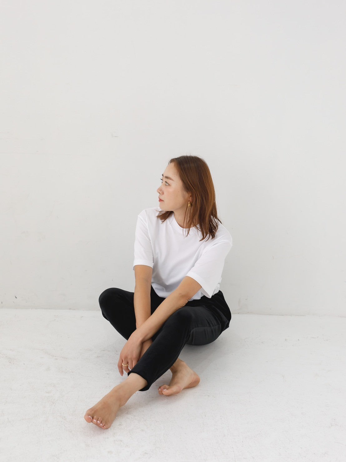 Velour easy pants