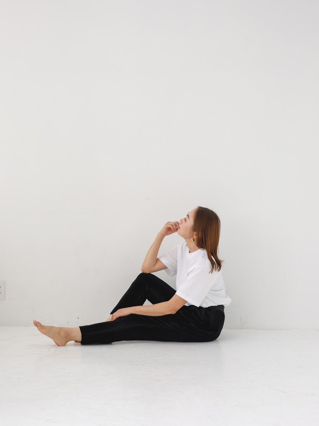 Velour easy pants