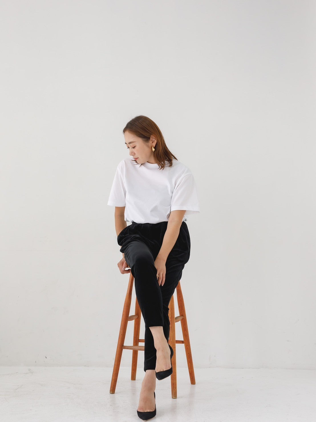 Velour easy pants