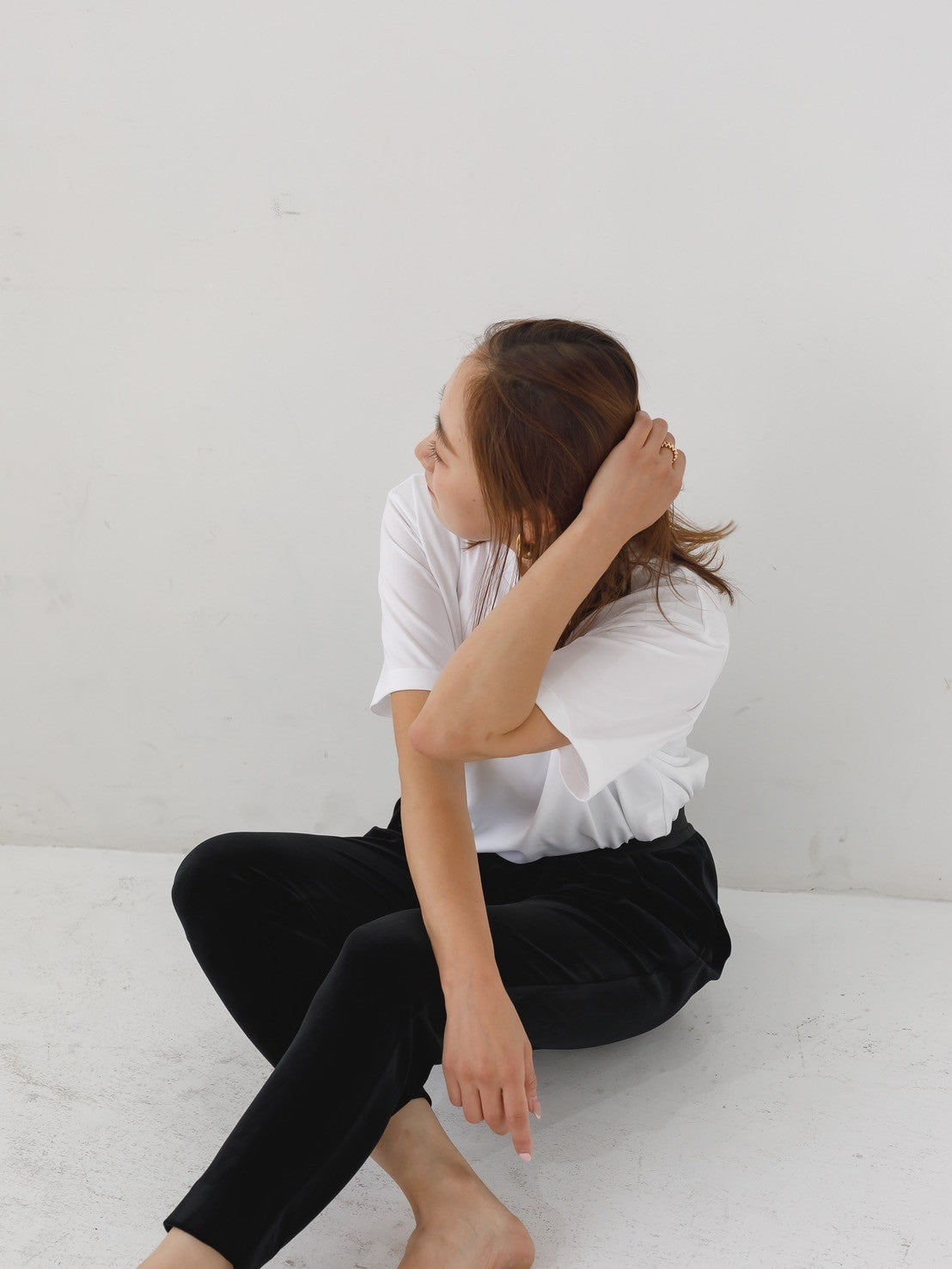 Velour easy pants