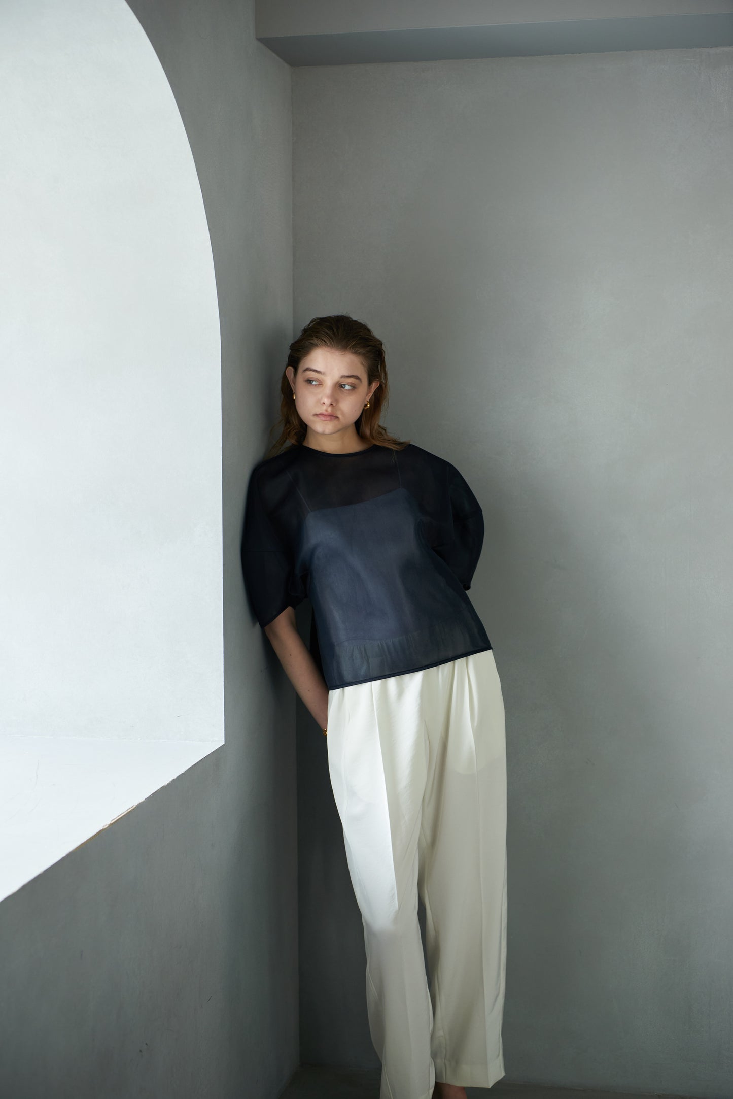 【PRE ORDER】Sheer Sculpture Tops