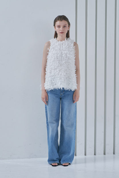 Fluffy Feather Top