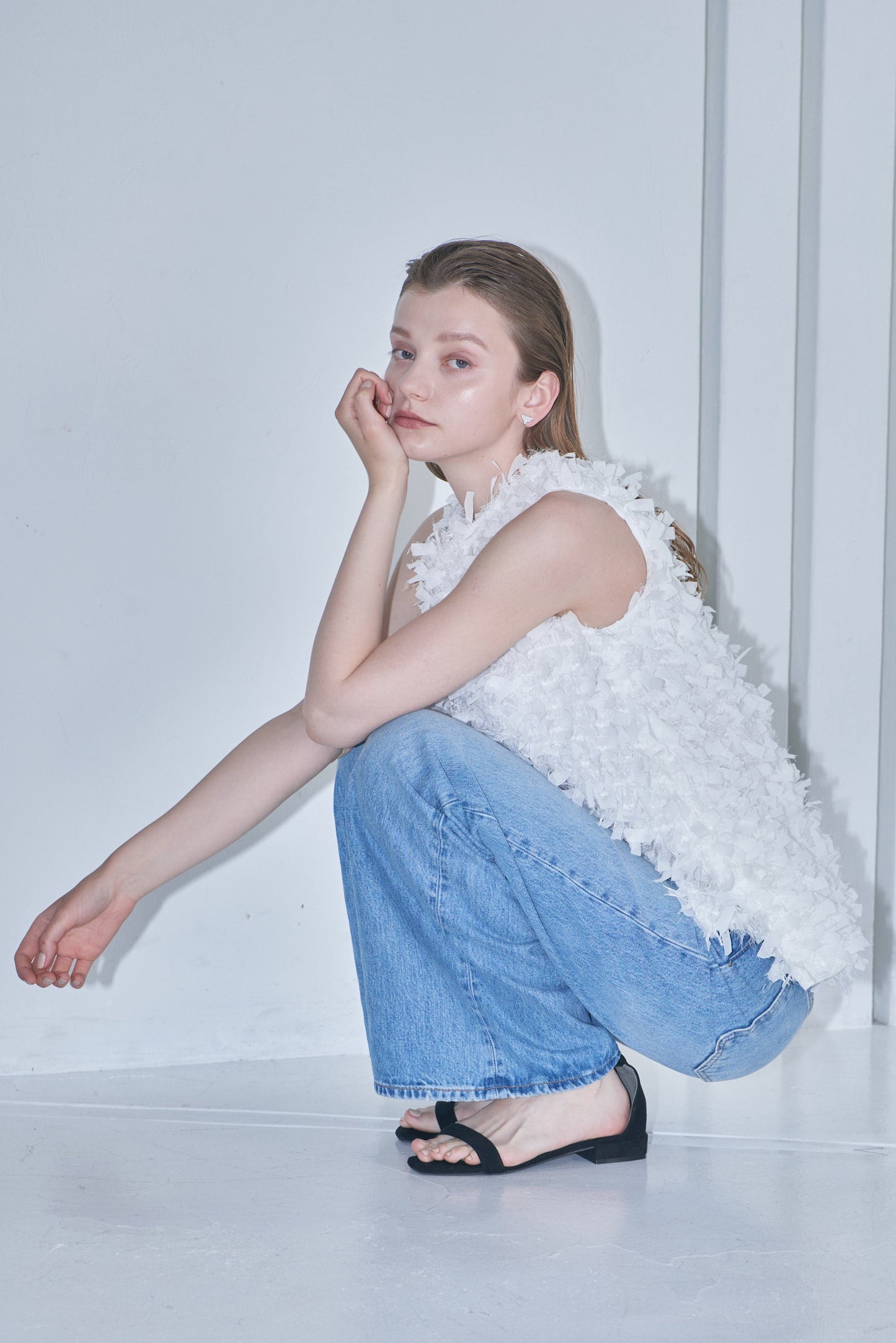Fluffy Feather Top
