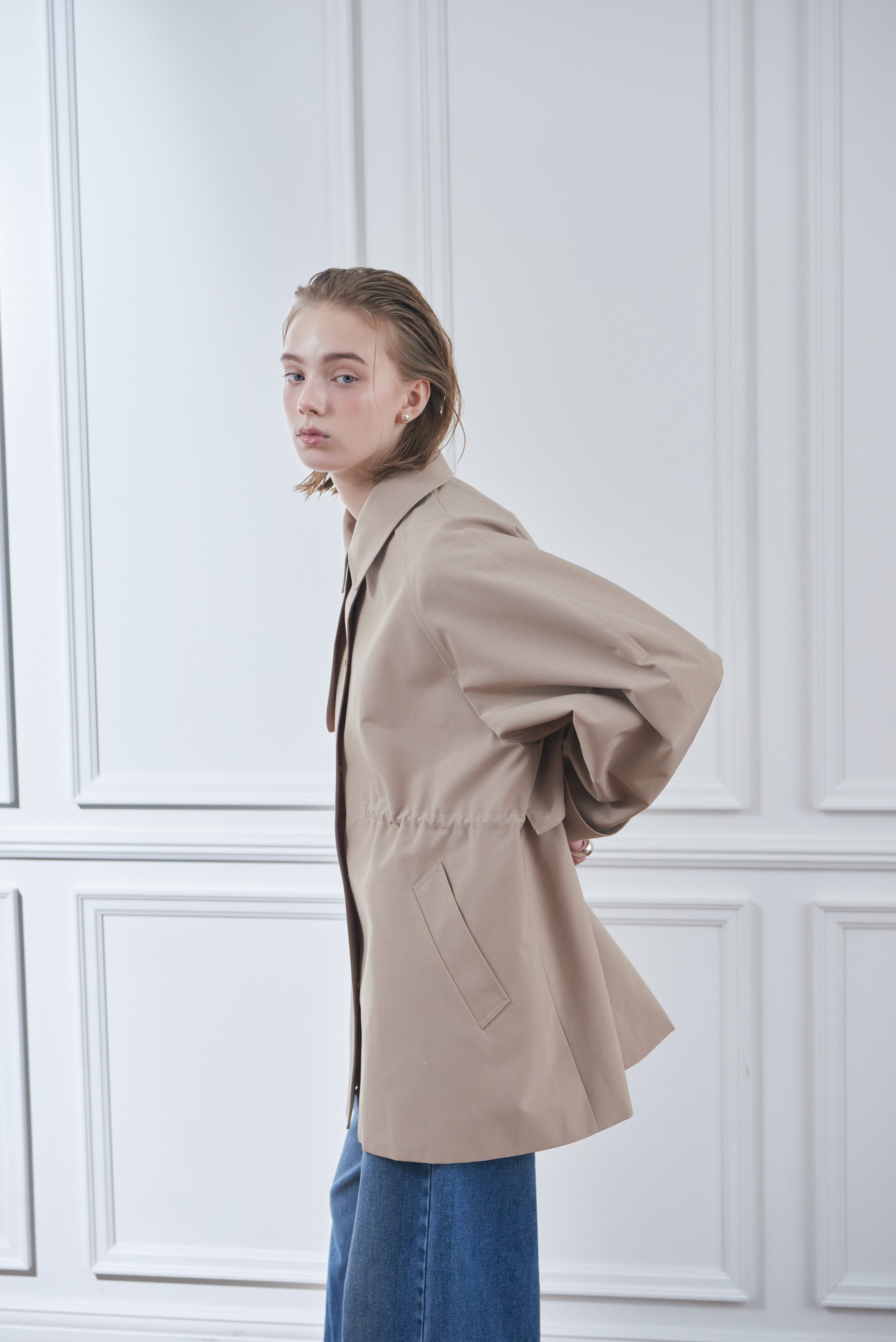 Tent Flare Trench Jacket – LIten.online