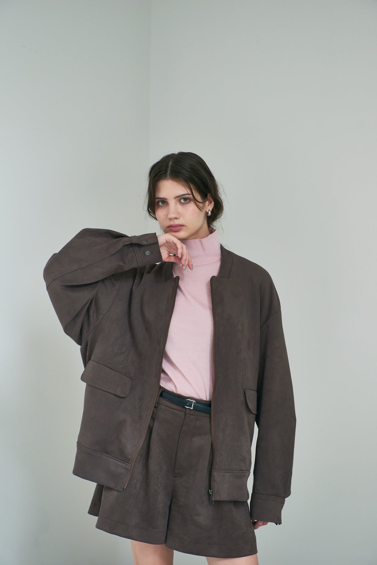 Sheer High Neck Knit