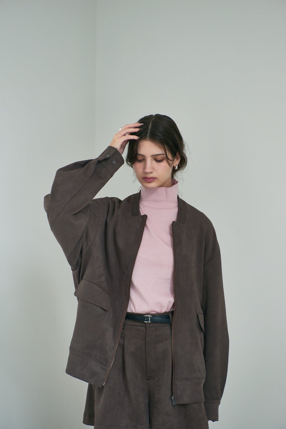 Sheer High Neck Knit