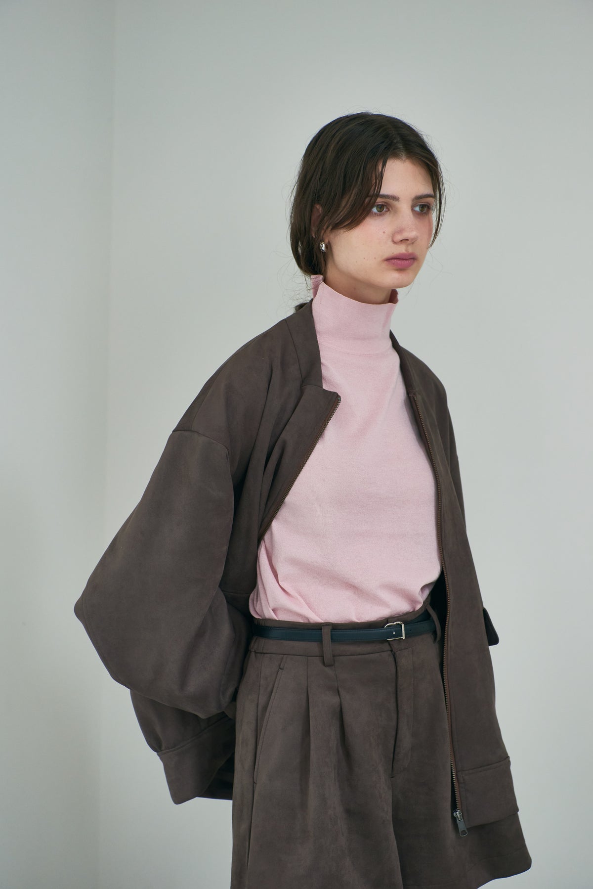Sheer High Neck Knit