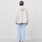 Pre Order/Scallop Boa Hoodie / Ivory