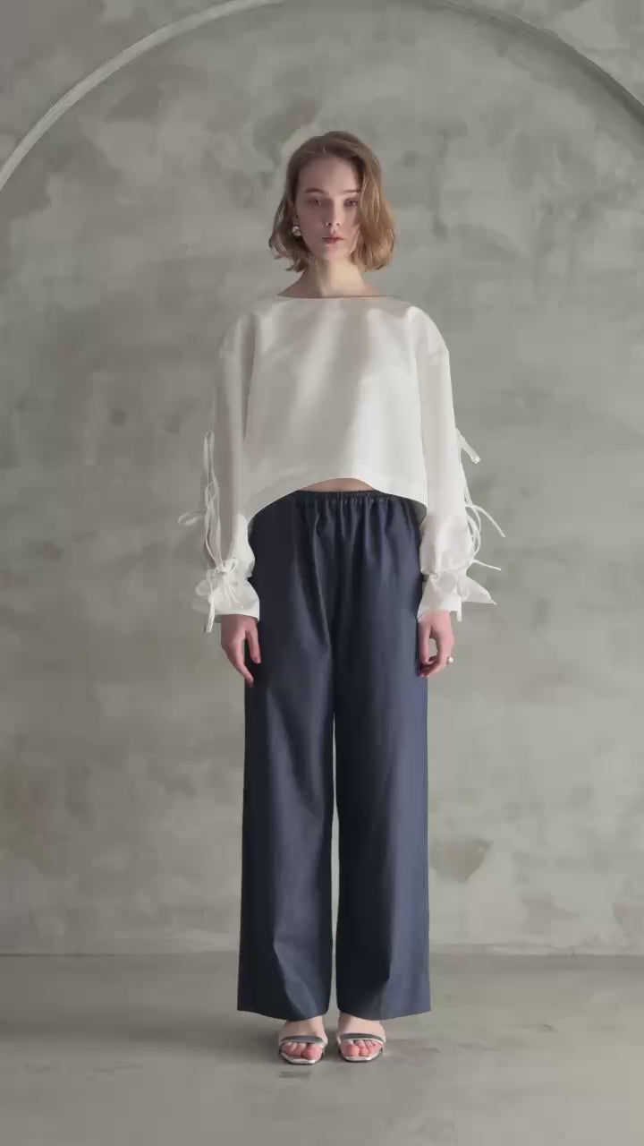 Light Denim Easy Pants – LIten.online