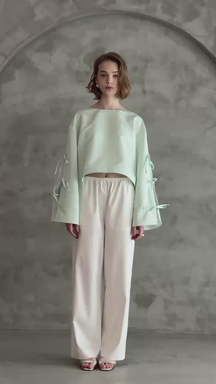 Light Denim Easy Pants – LIten.online